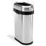 simplehuman® Slim open can, 13 4/5 gallons, Stainless Steel Thumbnail 1