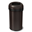 simplehuman® Bullet open can, 15 5/6 gallons, Dark Bronze Stainless Steel Thumbnail 1