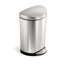 simplehuman® Semi-round step can, 2 2/3 gallons, Stainless Steel Thumbnail 1