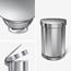 simplehuman® Semi-round step can, 15 5/6 gallons, Stainless Steel Thumbnail 4