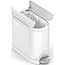 simplehuman® Butterfly Step Waste Receptacle, 2 3/5 gal, White Steel Thumbnail 2