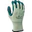 SHOWA 4500 General Purpose Glove, Nitrile Coated, Light Green, Medium, 12/PK Thumbnail 1