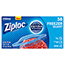 Ziploc® Double Zipper Freezer Bags, 6.97 x 7.7, 1 qt, 2.7 mil, 40/Box, 9 Box/Carton Thumbnail 1