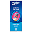 Ziploc® Double Zipper Freezer Bags, 6.97 x 7.7, 1 qt, 2.7 mil, 40/Box, 9 Box/Carton Thumbnail 3