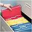 Smead Interior File Folders, 1/3 Cut Top Tab, Letter, Orange, 100/Box Thumbnail 3