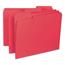 Smead Interior File Folders, 1/3 Cut Top Tab, Letter, Red, 100/Box Thumbnail 6