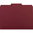 Smead Interior File Folders, 1/3 Cut Top Tab, Letter, Maroon, 100/Box Thumbnail 4