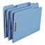 Smead Folders, Two Fasteners, 1/3 Cut Assorted Top Tab, Letter, Blue, 50/Box Thumbnail 10