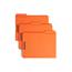 Smead Folders, Two Fasteners, 1/3 Cut Assorted Top Tabs, Letter, Orange, 50/Box Thumbnail 1