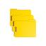 Smead Folders, Two Fasteners, 1/3 Cut Assorted Top Tab, Letter, Yellow, 50/Box Thumbnail 1