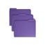 Smead File Folders, 1/3 Cut Top Tab, Letter, Purple, 100/Box Thumbnail 1