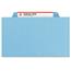 Smead Pressboard Classification Folders, Letter, Four-Section, Blue, 10/BX Thumbnail 12