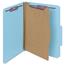 Smead Pressboard Classification Folders, Letter, Four-Section, Blue, 10/BX Thumbnail 17
