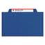 Smead Pressboard Classification Folders, Letter, Four-Section, Dark Blue, 10/Box Thumbnail 12