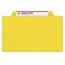 Smead Pressboard Classification Folders, Letter, Four-Section, Yellow, 10/Box Thumbnail 13