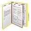 Smead Pressboard Classification Folders, Letter, Four-Section, Yellow, 10/Box Thumbnail 18