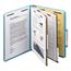 Smead Pressboard Classification Folders, Letter, Six-Section, Blue, 10/Box Thumbnail 19