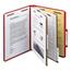 Smead Pressboard Classification Folders, Letter, Six-Section, Bright Red, 10/Box Thumbnail 12