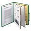 Smead Pressboard Classification Folders, Letter, Six-Section, Green, 10/Box Thumbnail 13