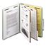 Smead Pressboard Classification Folders, Tab, Letter, Six-Section, Gray/Green, 10/Box Thumbnail 12