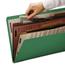 Smead Pressboard Folders with Two Pocket Dividers, Letter, Six-Section, Green, 10/Box Thumbnail 14