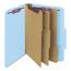 Smead 3" Expansion Classification Folder, 2/5 Tab, Letter, Eight-Section, Blue, 10/Box Thumbnail 17