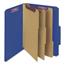 Smead 3" Expansion Classification Folder, 2/5 Cut, Letter, Eight-Section, Blue, 10/Box Thumbnail 17