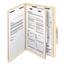 Smead Manila Classification Folders with 2/5 Right Tab, Legal, Four-Section, 10/Box Thumbnail 6