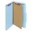 Smead Pressboard Classification Folders, Legal, Four-Section, Blue, 10/Box Thumbnail 11