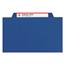 Smead Pressboard Classification Folders, Legal, Four-Section, Dark Blue, 10/Box Thumbnail 11