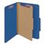 Smead Pressboard Classification Folders, Legal, Four-Section, Dark Blue, 10/Box Thumbnail 16