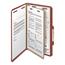 Smead Pressboard Classification Folders, Self Tab, Legal, Four-Section, Red, 10/Box Thumbnail 15
