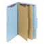 Smead Pressboard Classification Folders, Legal, Six-Section, Blue, 10/Box Thumbnail 15
