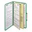 Smead Pressboard Classification Folders, Legal, Six-Section, Green, 10/Box Thumbnail 17