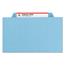 Smead 3" Expansion Classification Folders, 2/5 Cut, Legal, Eight-Section, Blue, 10/Box Thumbnail 17