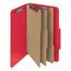Smead 3" Expansion Folders with 2/5 Cut Tab, Legal, Eight-Section, Bright Red, 10/Box Thumbnail 15