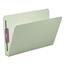 Smead Two Inch Expansion Fastener Folder, Straight Tab, Legal, Gray Green, 25/Box Thumbnail 15