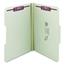 Smead One Inch Expansion Fastener Folder, 1/3 Top Tab, Legal, Gray Green, 25/Box Thumbnail 14