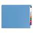 Smead Colored File Folders, Straight Cut, Reinforced End Tab, Letter, Blue, 100/Box Thumbnail 6