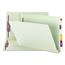 Smead Two Inch Expansion Folder, Two Fasteners, End Tab, Legal, Gray Green, 25/Box Thumbnail 9
