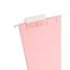 Smead Hanging File Folders, 1/5 Tab, 11 Point Stock, Letter, Pink, 25/Box Thumbnail 2