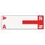 Smead Alpha-Z Color-Coded First Letter Name Labels, A & N, Red, 100/Pack Thumbnail 1