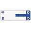Smead Alpha-Z Color-Coded First Letter Name Labels, B & O, Dark Blue, 100/Pack Thumbnail 1