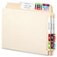 Smead Alpha-Z Color-Coded Second Letter Labels, Letter H, Dark Brown, 100/Pack Thumbnail 2