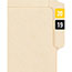 Smead Yearly End Tab File Folder Labels, 1 x 1/2, Yellow, 250 Labels/Pack Thumbnail 2