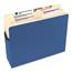 Smead 3 1/2" Exp Colored File Pocket, Straight Tab, Letter, Blue Thumbnail 7