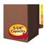 Smead 5 1/4" Exp File Pockets, Straight Tab, Letter, Brown, 10/Box Thumbnail 5