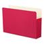 Smead 3 1/2" Exp Colored File Pocket, Straight Tab, Legal, Red Thumbnail 6