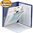 Smead Organized UP Multi-Pocket Organizer, Letter, 8 1/2" x 11" Sheet Size, 50 Sheet Capacity, 8 Pockets, Polypropylene, Blue Thumbnail 2