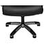 SuperSeats™ "Showstopper" High-Back Leather Executive Swivel Chair, Black Thumbnail 4